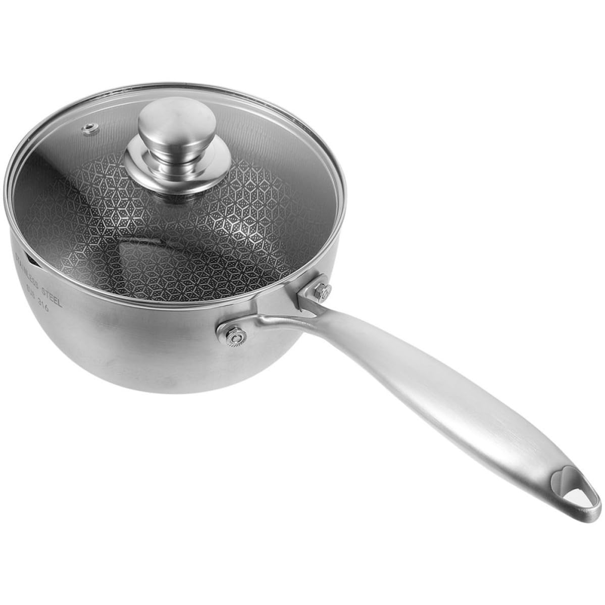 Casserole nid d'abeille antiadhésive inox 304 pour ne plus attacher
