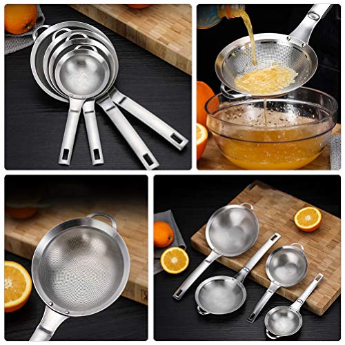 Hemoton Keukenzeef, roestvrij staal, schuimlepel, mesh, afseillepel, trainer, pollepel voor koken en frituren, 13 cm - Image 6