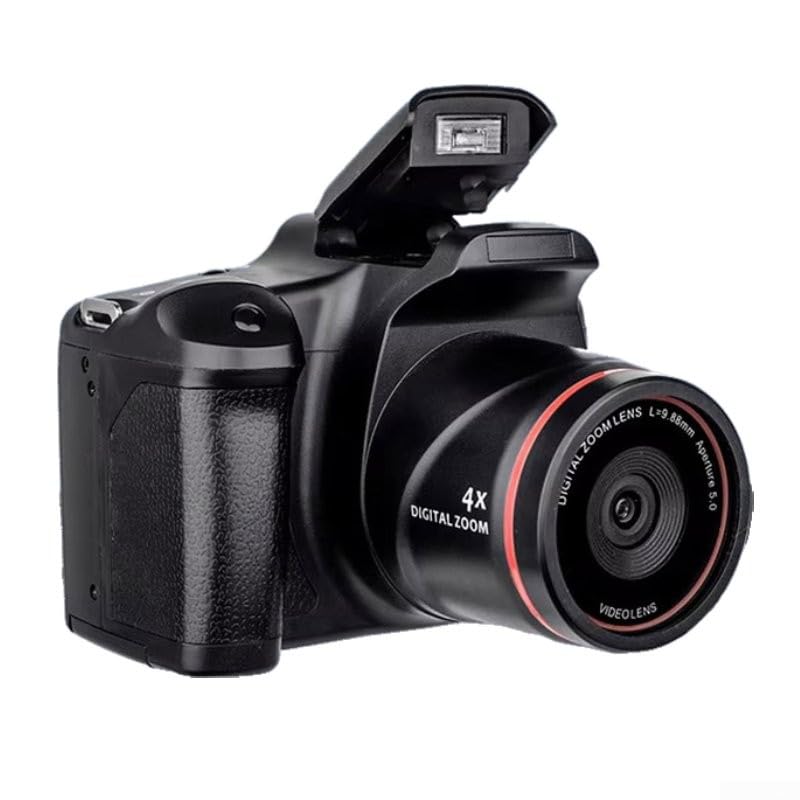 Besttoolifes Cámara de video digital 1080P 16X Zoom Cámara compacta con pantalla LCD de 2.4 pulgadas, captura de fotos de 16 MP, modo selfie, almacenamiento expandible de hasta 32 GB para viajes