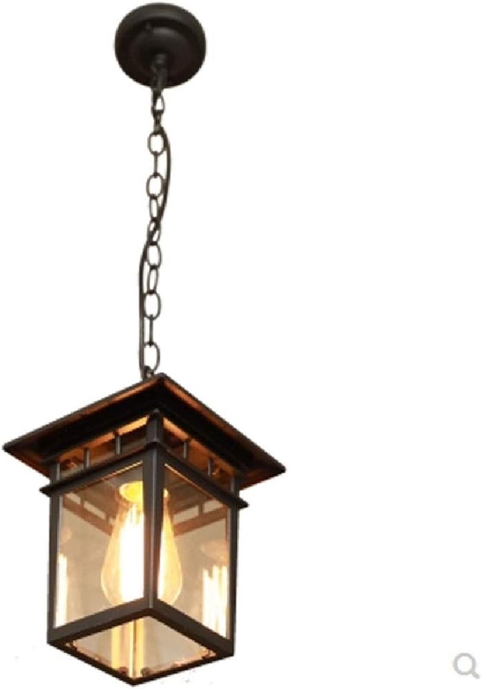 Outdoor Waterproof Rust Proof Garden Lighting Fixture Retro European Lamp Exterior Rainproof Entrance Hallway E27 Outdoor Lighting Lamp Outdoor Garden Lights Flush Mount Light (Color :/Bronz