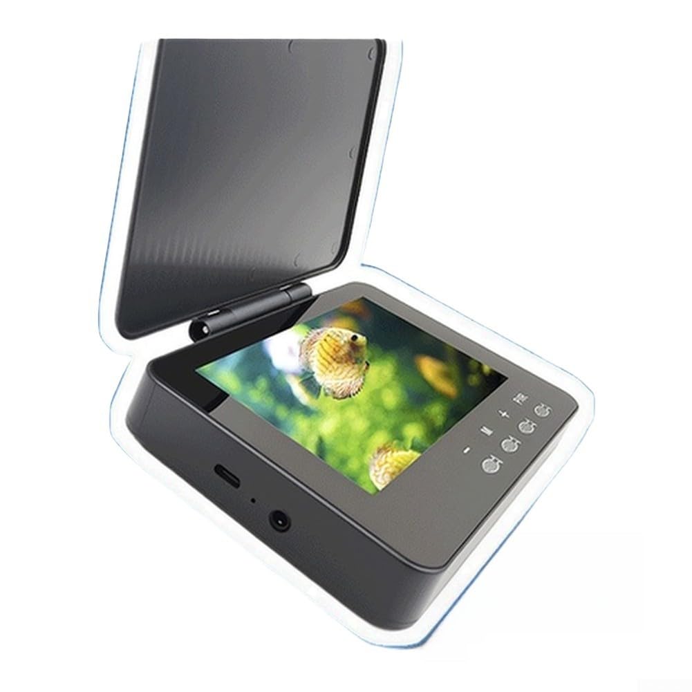 Telecamera subacquea per pesca subacquea con touchscreen da 4,3", per barca e pesca, sensore di profondità fino a 73 m, batteria 5000 mAh