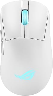 ASUS Gaming Mouse/ROG Keris II Original/Professional FPS Player Verified / 65g / Ergonomic Design/RGB Lighting / 42,000 dpi ROG AimPoint Pro Optical Sensor/ROG Optical Microswitch II / 2.4GHz