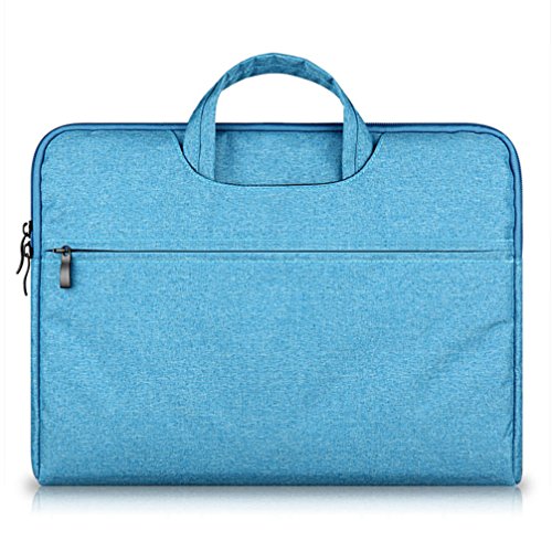 GADIEMENSS Waterproof Laptop Sleeve Case Bag with Handle Portable Computer Handbag For Apple Macbook Air Pro Chromebook and Other Notebook 13.3 Inches Blue