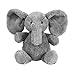 JSJJATQ Peluche Color Gris Elefante Animal Peluche de Juguete para bebé, niñas, niños, recién Nacido Lil Benny Phant Gris pulsado muñecas cumpleaños (Height : 35cm Height)