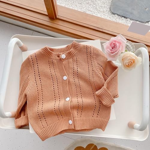 Toddler Baby Girls Boys Cardigan Sweater Knit Solid Color Long Sleeve Cardigans Warm School Fall Winter3
