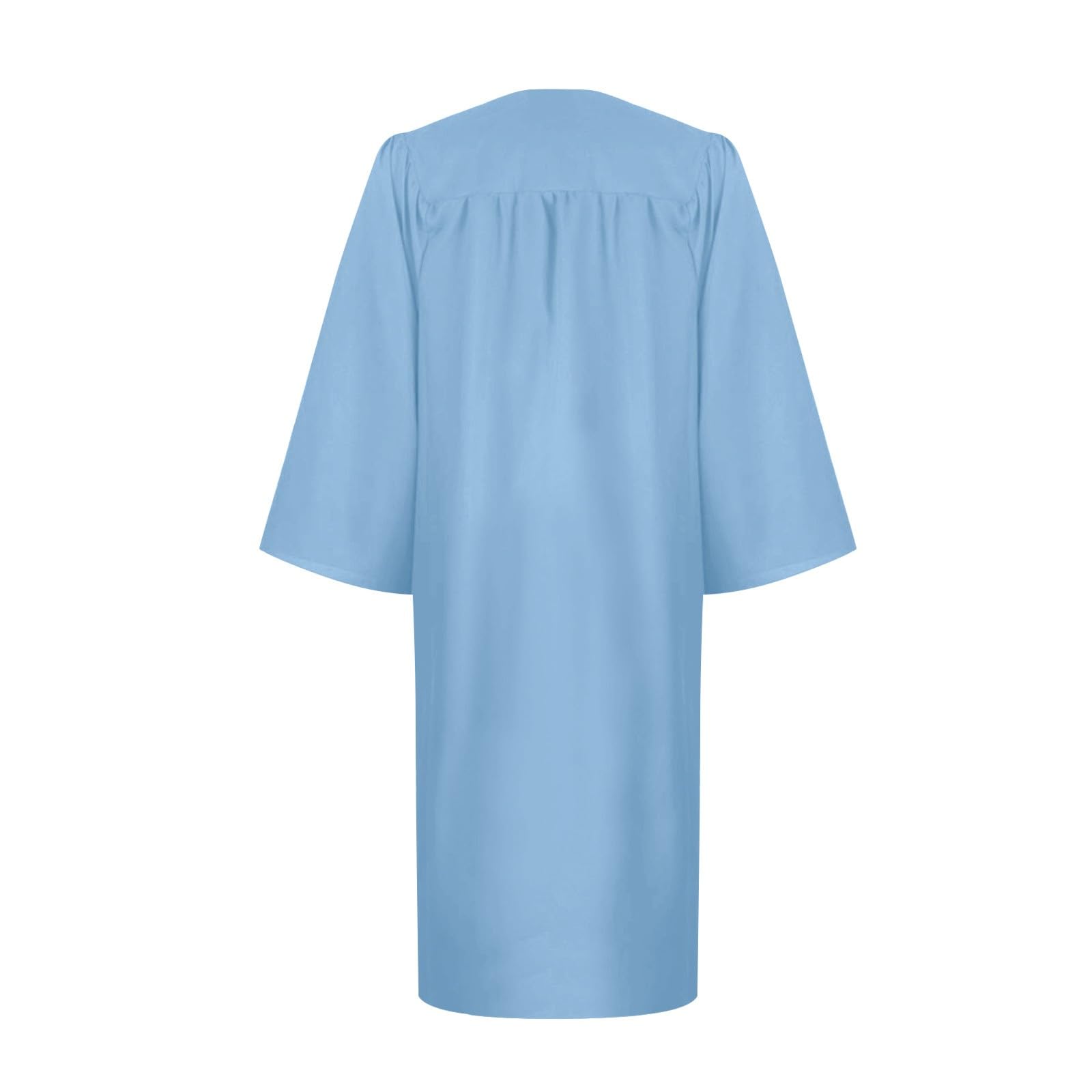 Graduation Outfit Senior Classic Choir Robe For Church Confirmation Robes Pulpit Priest Robe Clergy Adult Teen Costume Pulpit Cassock Officiant Unisex 12 Colours Light Blue S