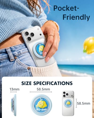 Image of SYNCWIRE Magnetic Phone Ring Holder, for MagSafe Phone Grip Stand Kickstand