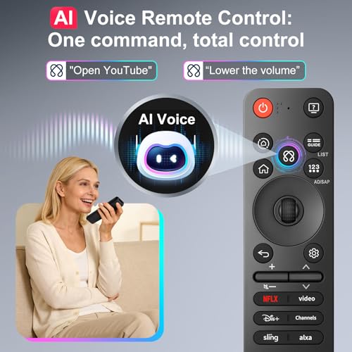 Image of Magic-Control for LG-Smart-TV-Remote-Replacement, for LG TV MR25GA MR24GA