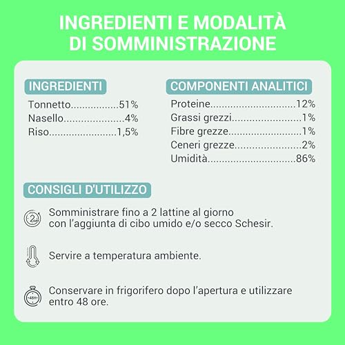 Schesir, Thunfischfilets mit Seehecht in Gelee, ergänzendes Nassfutter für Katzen, Originalrezept, 100% natürlich, 12 Beutel à 70 g
