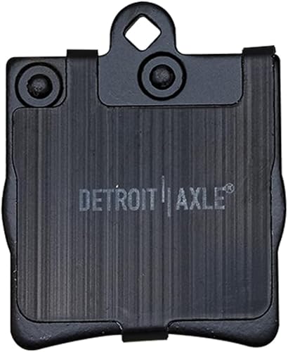Miniatura 6 de Detroit Axle - Pastillas de freno traseras para Mercedes-Benz C230 C240 C280 C320 C350 CLK320 CLK350 CLK430 E320 E430 SLK350 SLK300, pastillas de