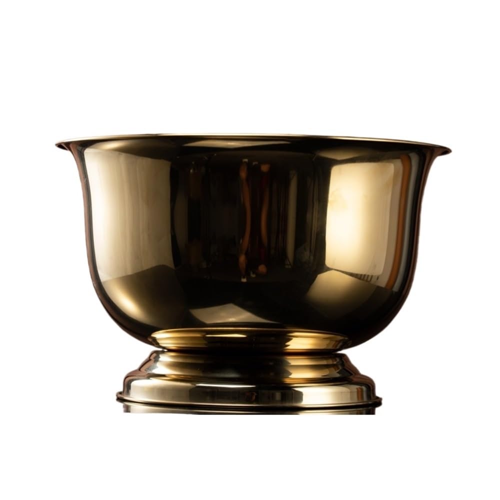Cubo de hielo de acero inoxidable de alta calidad en color oro elegante para bar y hogar
