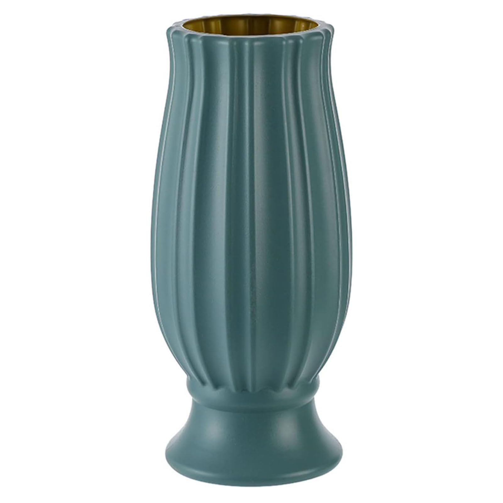 RGZFYH Vase Vase Decoration Aerodynamic Plastic Vase Modern Unbreakable Solid Color Dried Flower Arrangement for Living Room Table Centers Shelf Vase