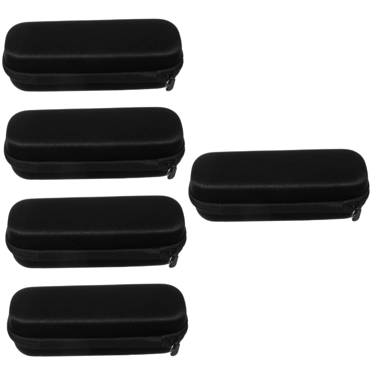 CALLARON 5 Pezzi Portaspazzolino Portatile Porta Di Spazzolino Da Denti Titolare Supporto Magnetico Parete Porta Spazzolino Custodia Porta Spazzolino Da Viaggio Eva Black
