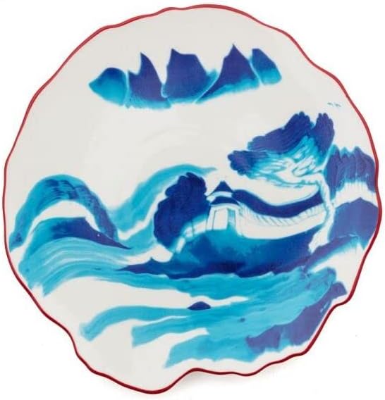 SELETTI Classics on Acid Dessert Plate Melting Landscape