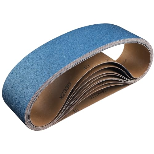 Image of 10-Piece Premium 4 x 36 Inch Zirconia Sanding Belts 100 Grit
