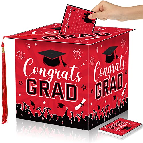 Boîte de cartes pour remise de diplôme anti-perte d'enveloppes avec fente sécurisée