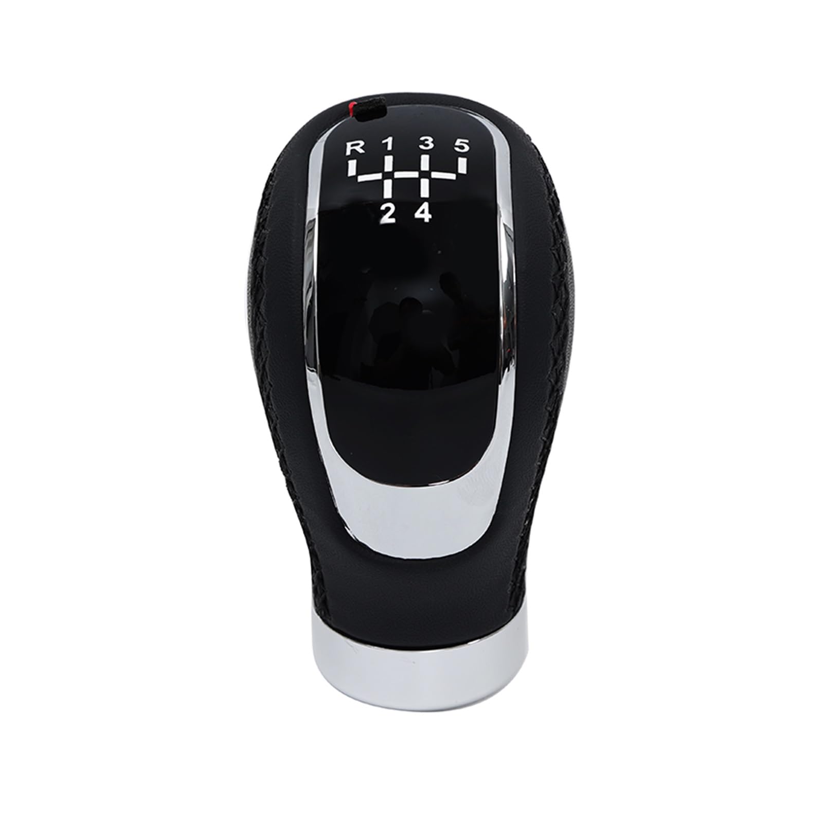 Lvgvzttgkm Black Stitch 5 Speed Shift Knob For Universal Standard Fit