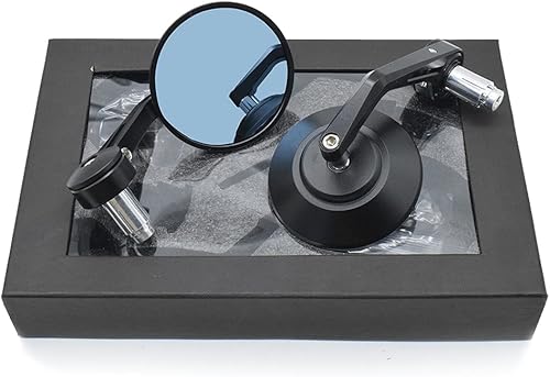 Espejo retrovisor lateral de aluminio CNC universal para motocicleta, motocicleta, bicicleta de calle, compatible con Honda Kawasaki Suzuki Triumph