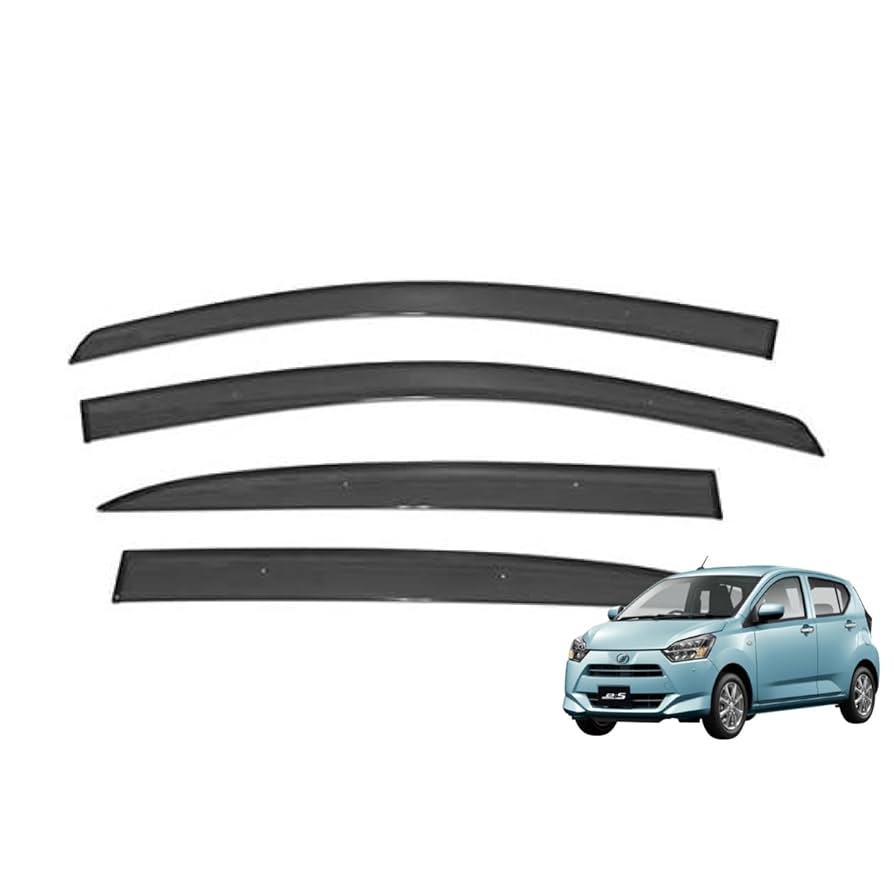 ミライース LA300S ドアバイザー 1台分 86995 Vulcans ドアバイザー ダイハツ ミライース LA300S/LA310S 車種