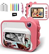 Fotocamera Istantanea Per Bambini Misilmp - Schermo 3.5 Pollici, 1080P, Con 32GB SD E 4 Rotoli Carta, Regalo Per 3-14 Anni - Foto 11