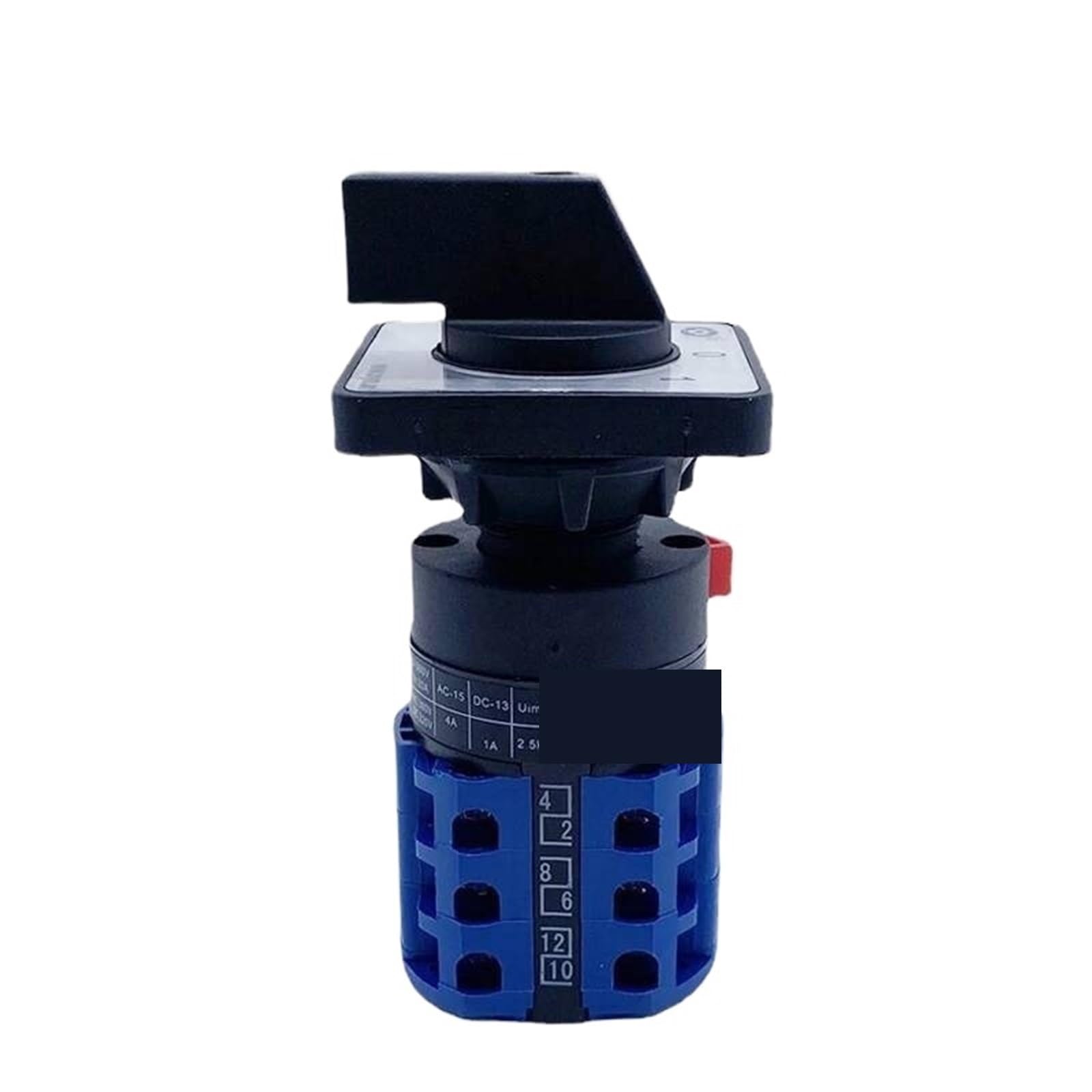 1PCS LW26-20S Serie 22 millimetri Singolo Foro Installazione Rotary Cam Switch 20A Commutazione Selettore Contatto In Argento(Long Knob S2,2P 8Terminals)