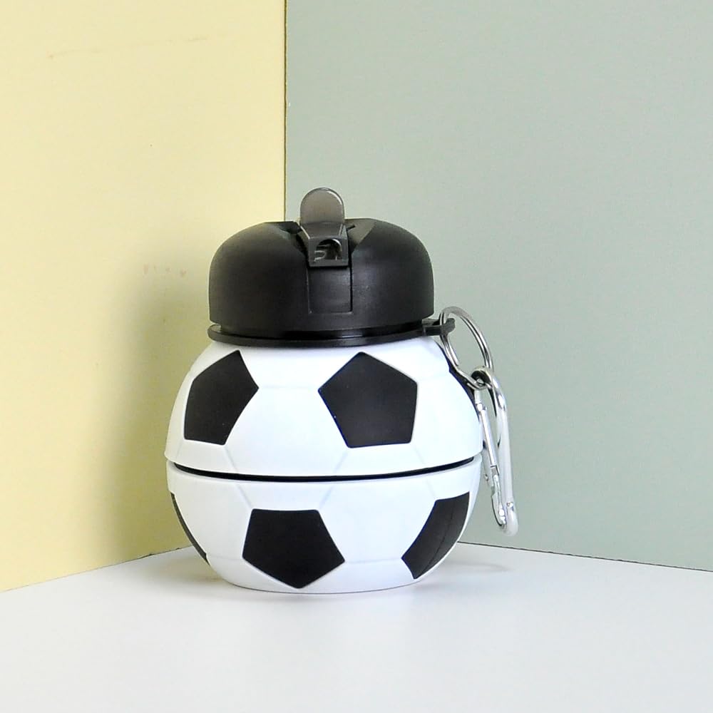 Sports Silicone Water Bottle, Collapsible Water Bottle for Children Girls and Adults, Compact, BPA-Free - Image 2