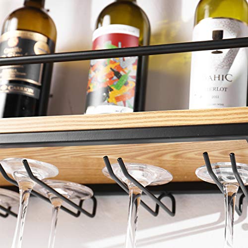 Tinyuet-Estanteria-de-Botellas-de-Vino-216in-Botellas-Estanteria-Soporte-para-Vino-Colgante-de-Metal-Rustico-Facil-de-Instalar-Soporte-para-Vino-para-Cocina-Bodega-Bar