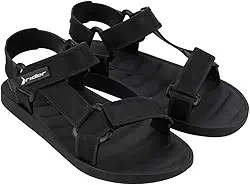 Sandália Masculina Rider Free Style Esportiva Moto Caminhada Trabalho com Adesivo Colante PVC Reforçado