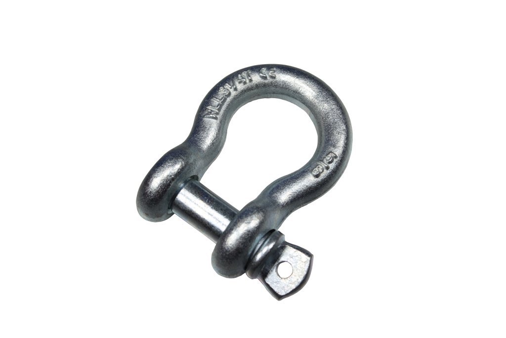 (2) 5/8“ Screw PIN Anchor SHAKLE Truck Towing 3 1/4 to Tow Rope Straps Slings Farm Off-Road Recovery Mount Heavy Duty Bow Shackle ATV 4X4 Winch Tree Protector 0900130-2