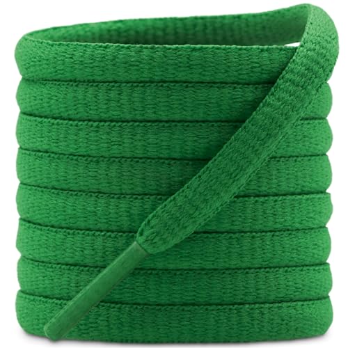 Image of DELELE 2Pair Oval Shoes laces 42 Colors Half Round 1 /4 inchAthletic ShoeLaces for Sport /Running Shoes Shoe Strings