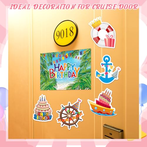 Set de 6 Imanes Decorativos de Cumpleaños para Puerta miniatura 3
