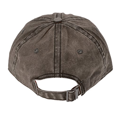 Unisex Vintage Washed Cotton Baseball Cap Low Profile Plain Snapback Dad Hat - Image 4