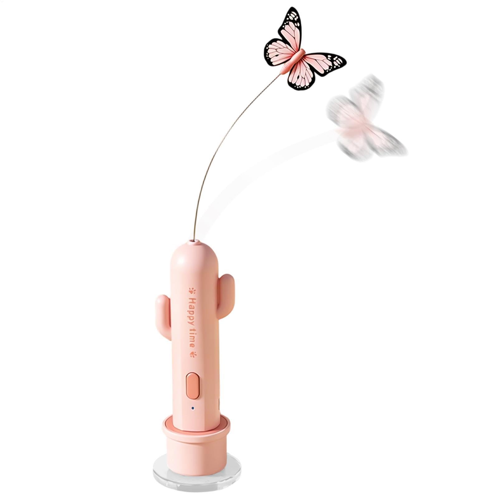 Jouet interactif automatique pour chat d'exception au design de cactus