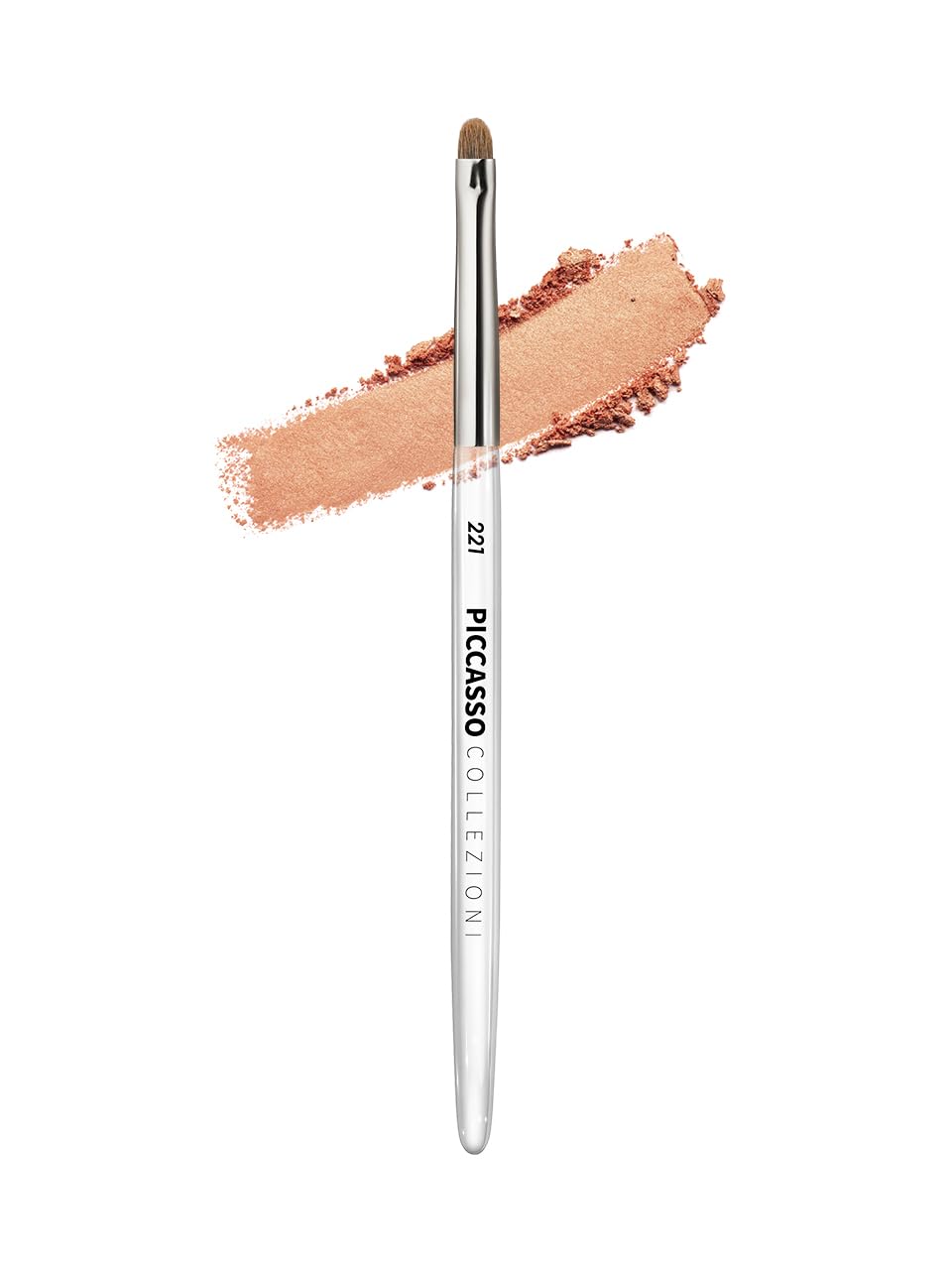 PICCASSO 221 Eyeshadow Brush - Tearbag & Triangle Zone Specialized for Makeup, Extra Small Flat Bristles, 3D Eye Makeup, Korean Professional Beauty Tool : Beauty