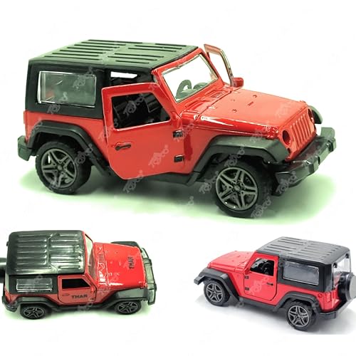 Image of toyco Alloy Metal SUV Toy Car for Kids | Pull Back Unbreakable Small Toy Cars | Openable Doors, Smooth & Shiny Edges |1:36 Scale | Gift Toys for Boys and Girls Age 3+ | (Multicolor)
