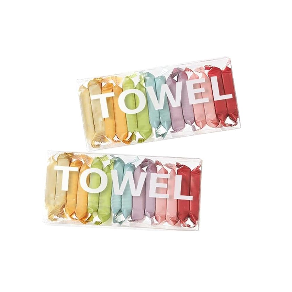CTRLZS 28pcs/2 Box Washcloth Portable Travel Towel Thickened Compressed Face Cleansing Beauty Square Towel Easy to Use High Guality