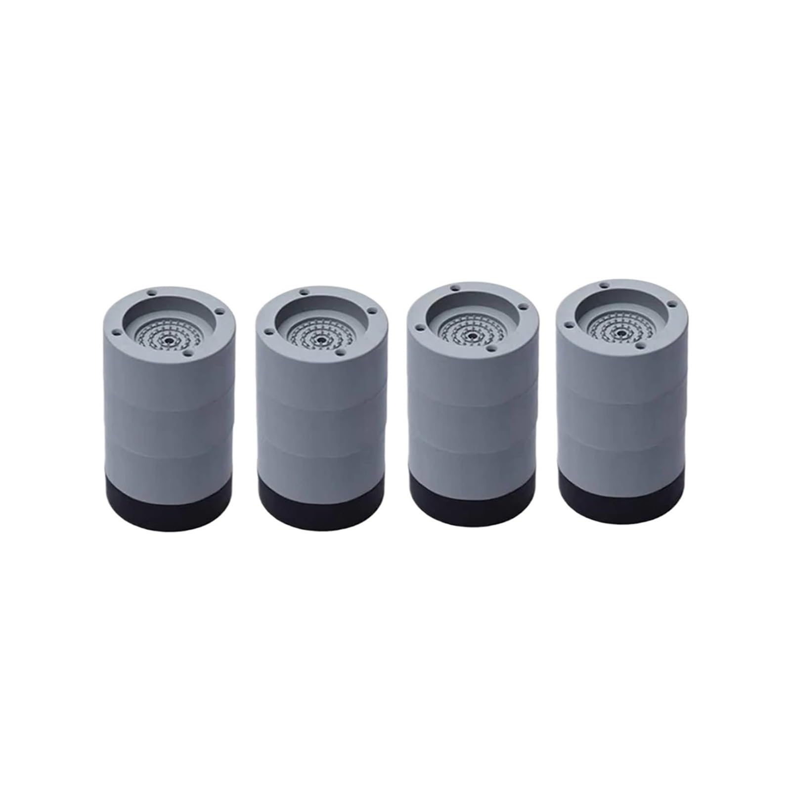 4 Patas Niveladoras Antideslizantes, Almohadillas De Soporte Antivibración For Lavadora Y Refrigerador | Grey,Heighten3.5cm(4 PCS)