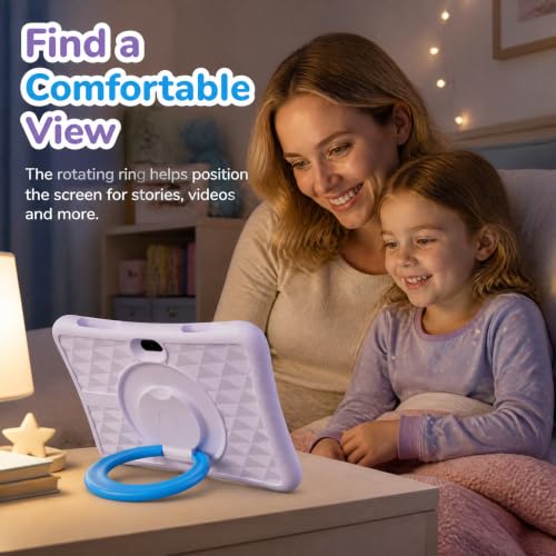 Image of Kids Tablet 10 Inch Android Tablet for Kids Comes with a Shock-Resistant Protective Case, 8GB RAM 32GB ROM Tablets Supports 1TB MicroSD 6000mAh Battery Dual Cameras 5G Wifi6 Android Tablets with Cover