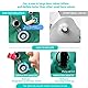 Inflatable Donut pillow, orthopädisches Sitzkissen für Zuhause, Büro oder Auto. Ideal bei Steißbein, Prostata, Ischias, Bettwunden, postpartaler Schwangerschaft und postoperativen Schmerzen.(Grün)