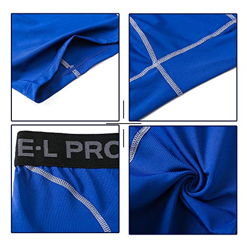 Calções desportivos masculinos, Andoer Calças esportivas masculinas de secagem rápida extensível bod