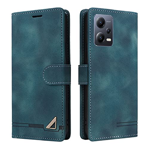 �Ή��@�� for Redmi Note 12 Pro 5G / Note 12 Pro Speed,�Ή��@�� for Xiaomi Poco X5 Pro �t���b�v���X�^���h�iPU���U�[�j�}�O�l�b�g�J�E�J�[�h�X���b�g�t���E�H���b�g�^�P�[�X Blue