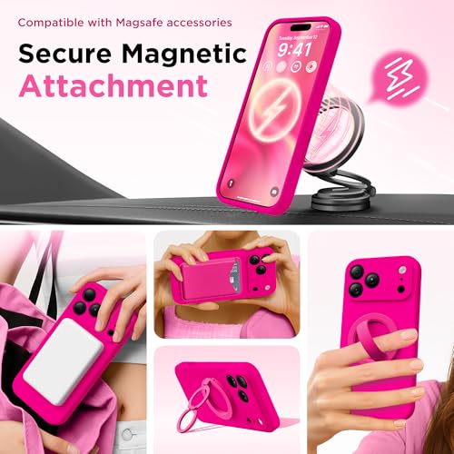 Image of GolbinBox Magnetic for iPhone 18 Pro Case /17 Pro Case, Neon Pink