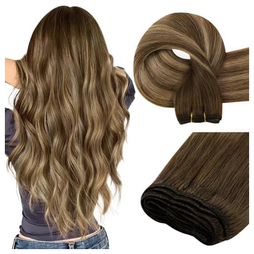 Balayage Human Hair Weft Extensions