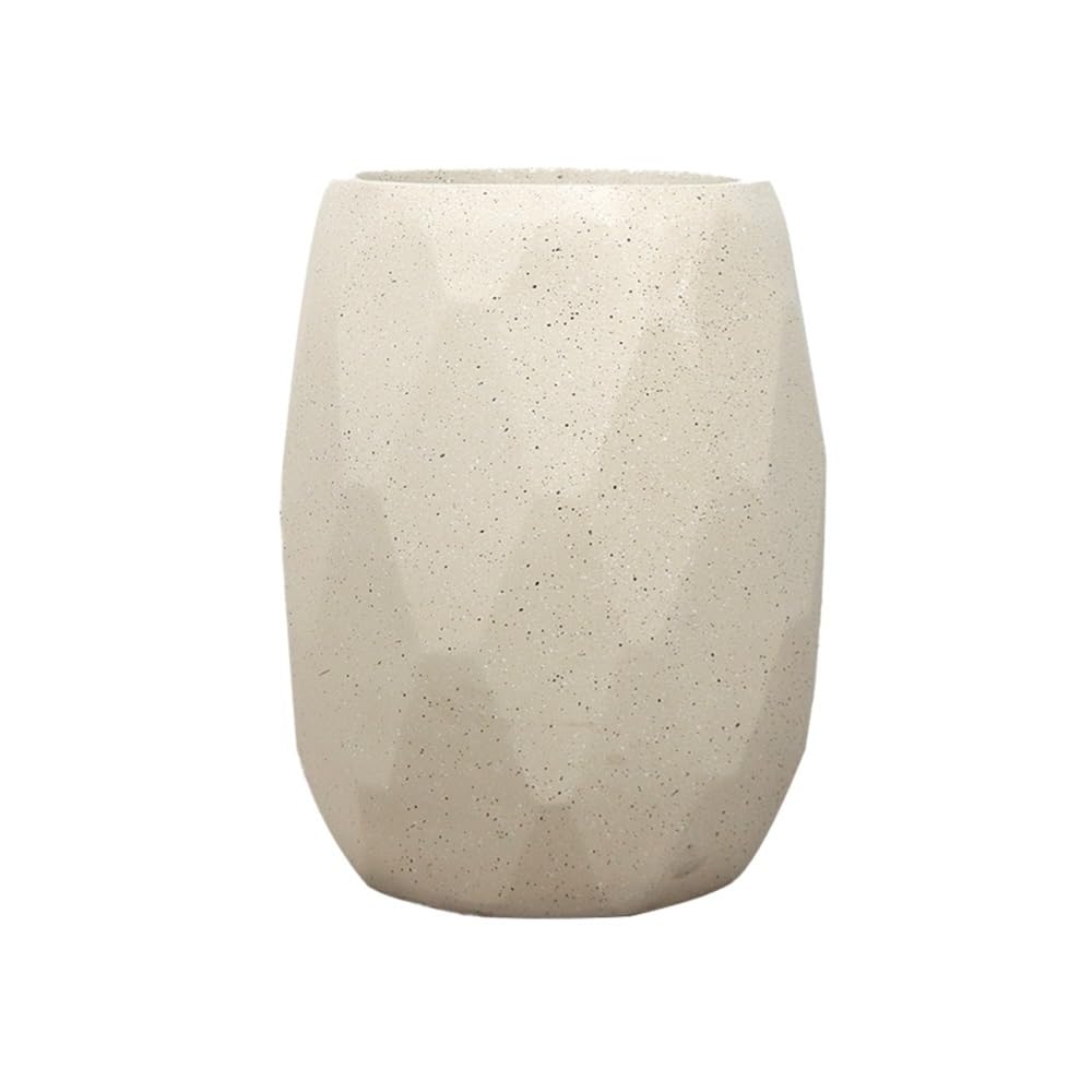 HLHLOP777 Flower Pot Creative and Minimalist Plant Pots Large Floor to Ceiling Flower Balconies Living Rooms Light Luxury Decorative Ornaments House Plants, Succulents, Flowers(Beige)