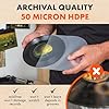 25x 7 Inch Single 45 RPM Anti-static Inner Vinyl Record Sleeves | Spincare Rounded Edge Archival Anti Static HDPE Plastic Vinyl Record Storage Covers for 7” 45 RPM Singles #5
