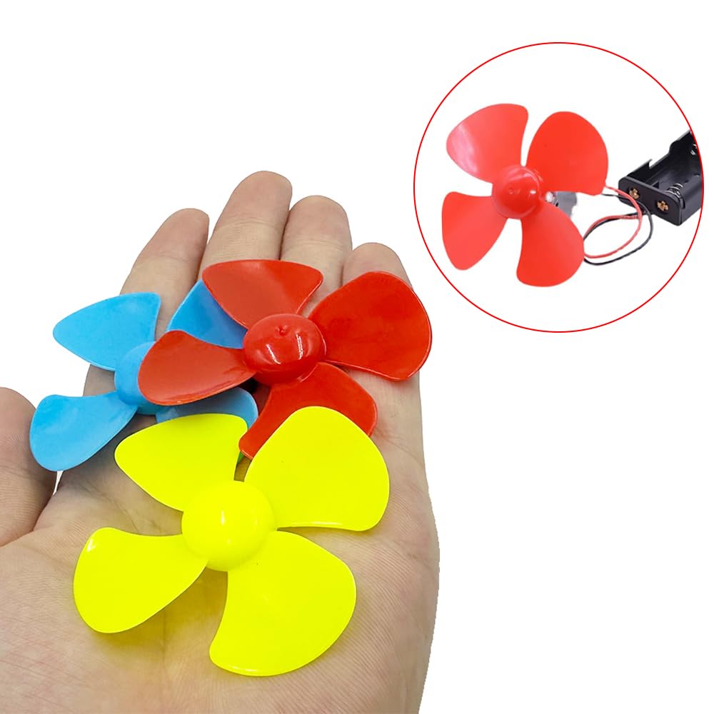 Amazon | 30個 モータープロペラ 2mm シャフトプロペラ 4枚刃 50mm