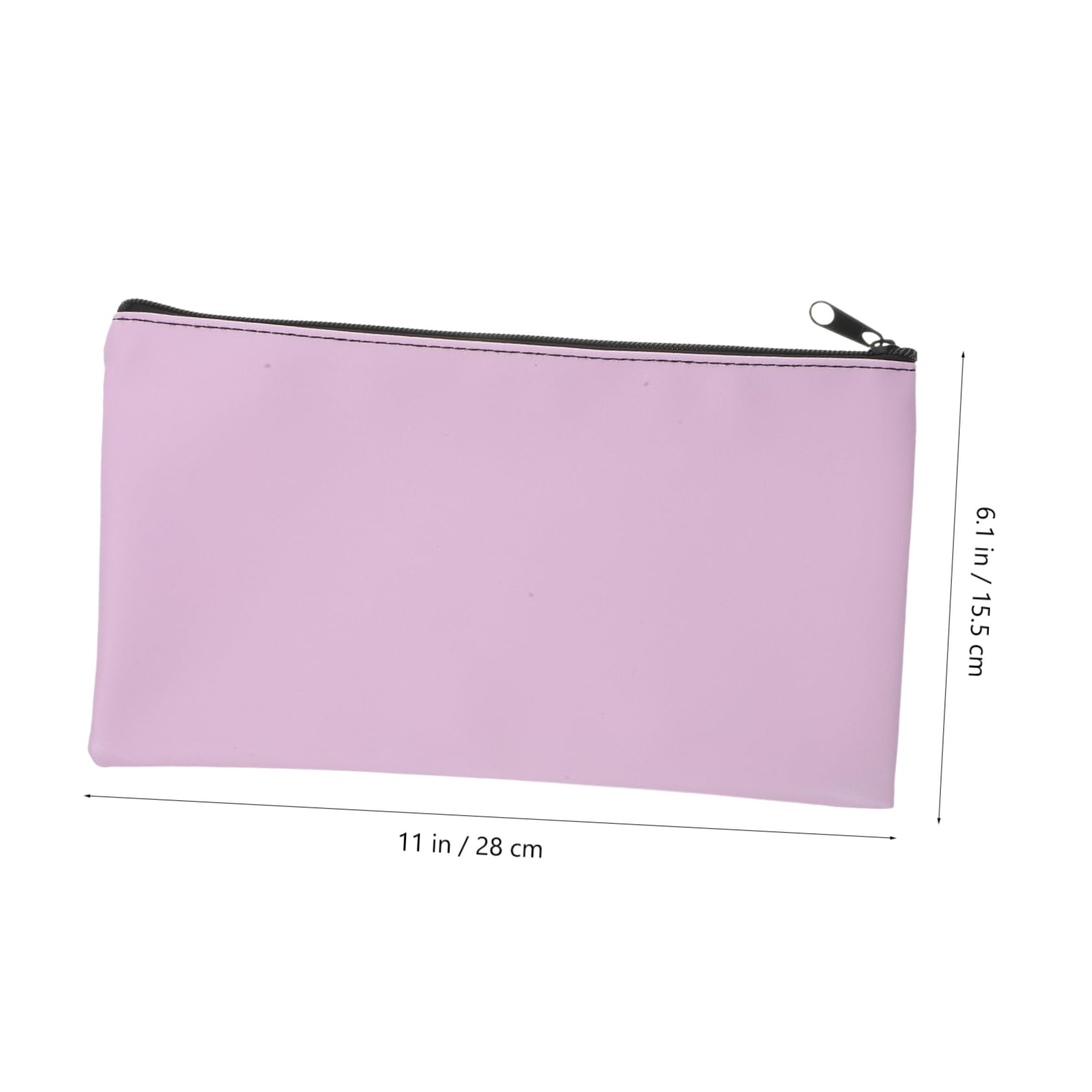HAPINARY 2Pcs Money Bank Bag with Zipper Small Receipt Holder Zipper Bag Coin Purse Mail Sack Leather Money Bag Mini Storage Bag Travel Purses Bill Coin Purse Bill Bag Girl Flash - Image 3