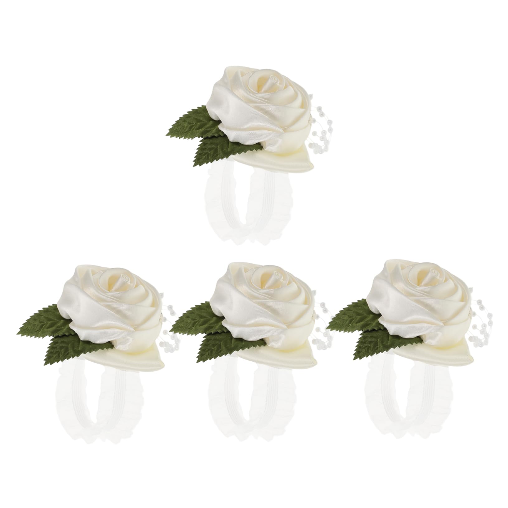 Healeved Braccialetti per Corsage da Polso Damigella d'Onore Braccialetti per Corsage da Polso E Boutonniere Braccialetti per Corsage da Polso Bouquet da Sposa Braccialetti per