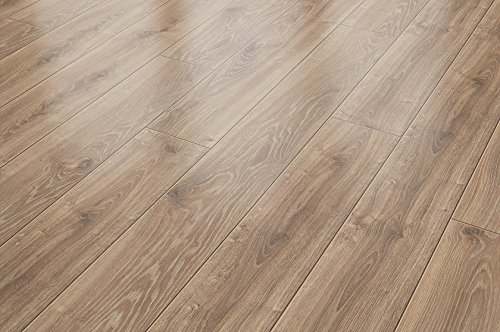 Preisvergleich Produktbild FLOOR24 Laminat Landhausdiele 4V Hamilton Oak Struktur 8 mm