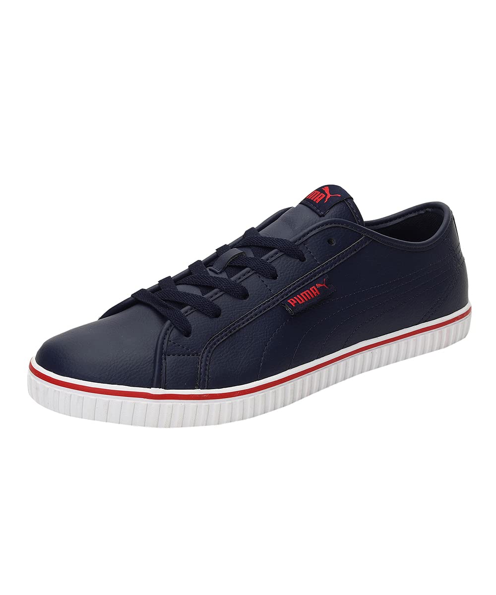 Puma unisex-adult Ever LoPro Peacoat-High Risk Red Sneaker - 4 UK (38303103) (B096XNBNWX) Amazon Price History, Amazon Price Tracker